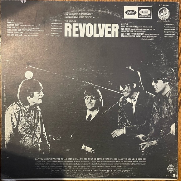 The Beatles "Revolver"  CAPITOL ST 2576 LP RECORD
Jacksonville RIAA #4 - Picture 3 of 14